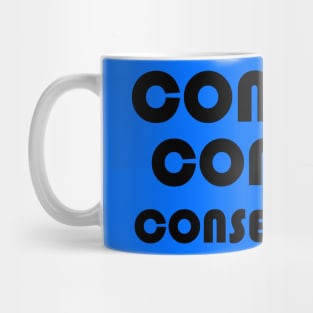 Concept, Context, Consequence B Mug